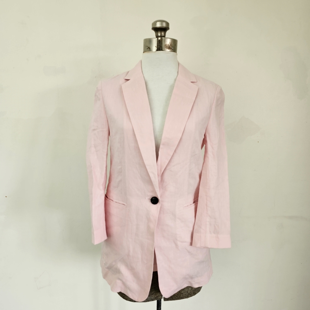 Urlazh women's pastel pink blazer